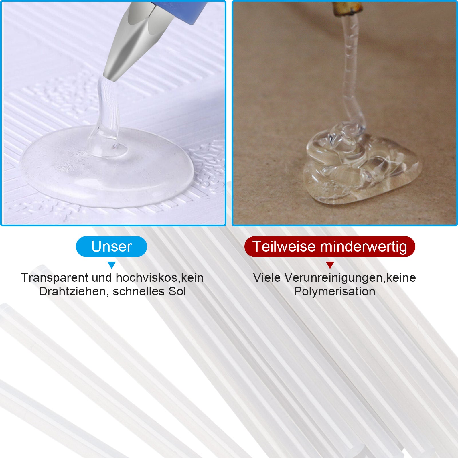 Heißklebesticks 
