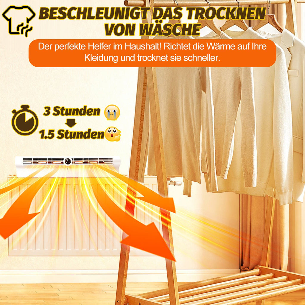 Cosmo Go Heizkörper Ventilator Heizverstärker 6 Auslässen und Beleuchtung