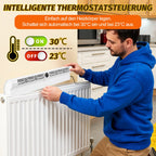 Cosmo Go Heizkörper Ventilator Heizverstärker 6 Auslässen und Beleuchtung