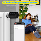 Cosmo Go Heizkörperthermostat Thermostatisches Heizkörperventil mit Ersatzkopf