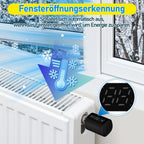 Cosmo Go Heizkörperthermostat Thermostatisches Heizkörperventil mit Ersatzkopf