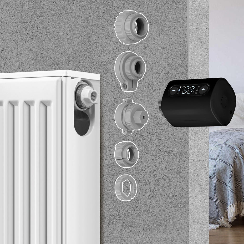 Cosmo Go Heizkörperthermostat Thermostatisches Heizkörperventil mit Ersatzkopf
