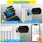 Cosmo Go Heizkörperthermostat Thermostatisches Heizkörperventil mit Ersatzkopf