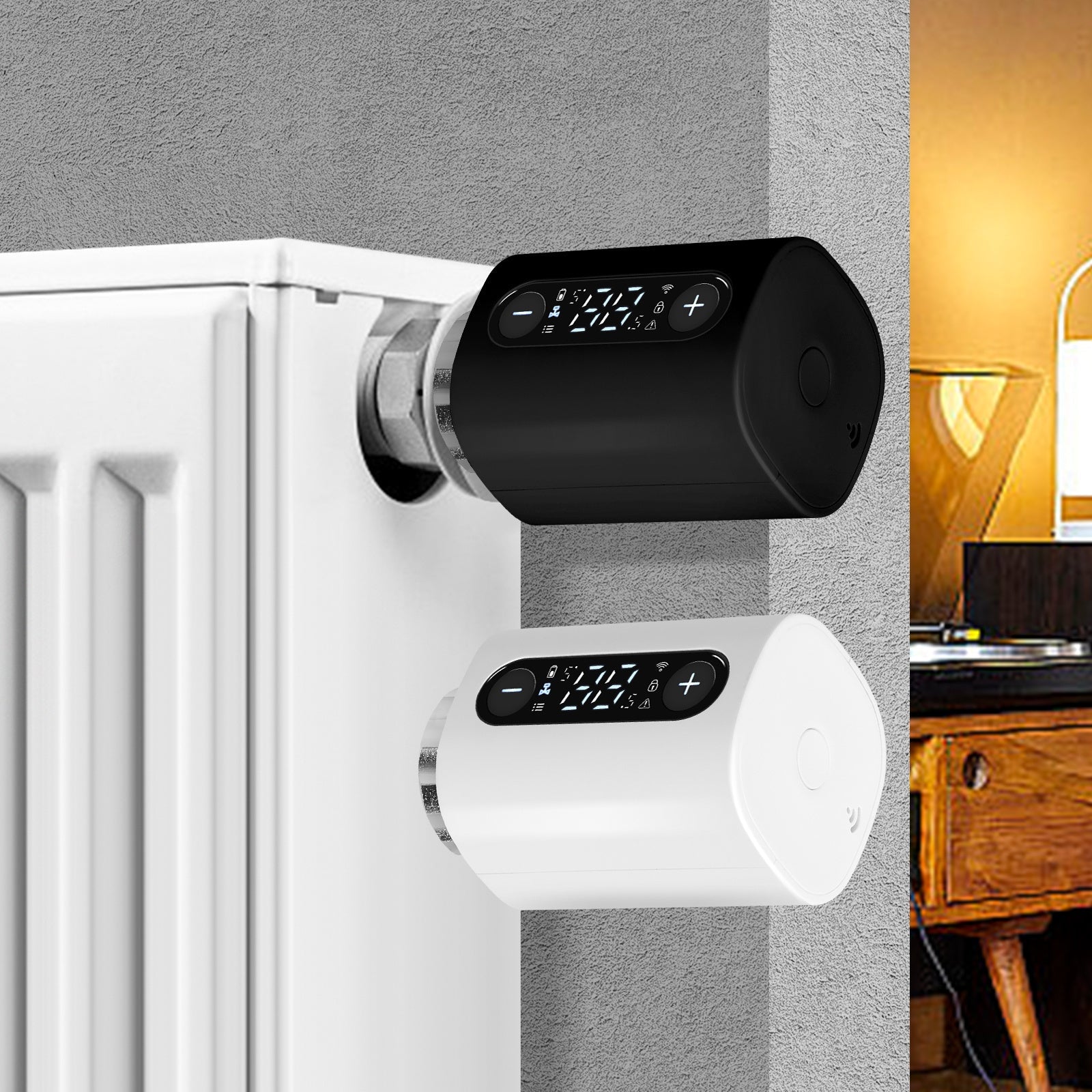 Cosmo Go Heizkörperthermostat Thermostatisches Heizkörperventil mit Ersatzkopf