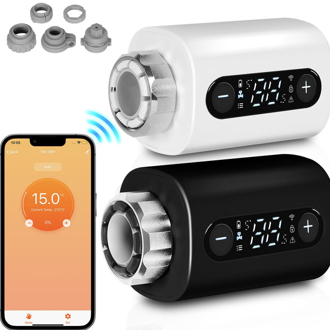 Cosmo Go Heizkörperthermostat Thermostatisches Heizkörperventil mit Ersatzkopf Hover Image