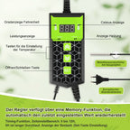 Cosmo Go Heizmatte Pflanzen 27W/55W mit Thermostat