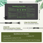 Cosmo Go Heizmatte Pflanzen 27W/55W mit Thermostat