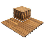 Cosmo Go Holzfliesen 30x30cm 6 Latten Fliese (11 Stück)