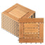 Cosmo Go Holzfliesen Balkonfliesen 30x30cm 11 Fliesen