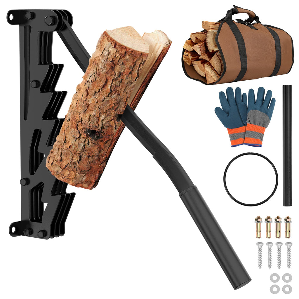 Cosmo Go Manueller Holzspalter Wandhalterung mit Abziehbar Griff