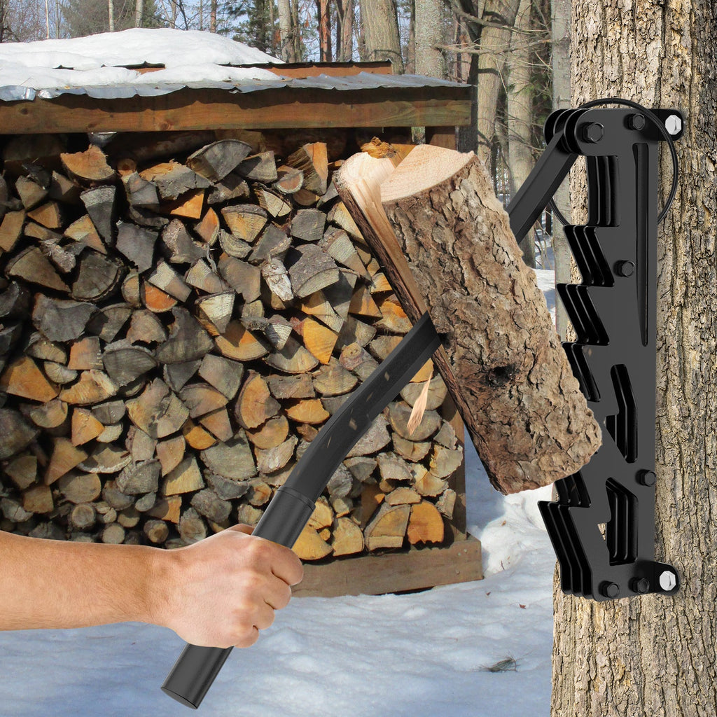Cosmo Go Manueller Holzspalter Wandhalterung mit Abziehbar Griff