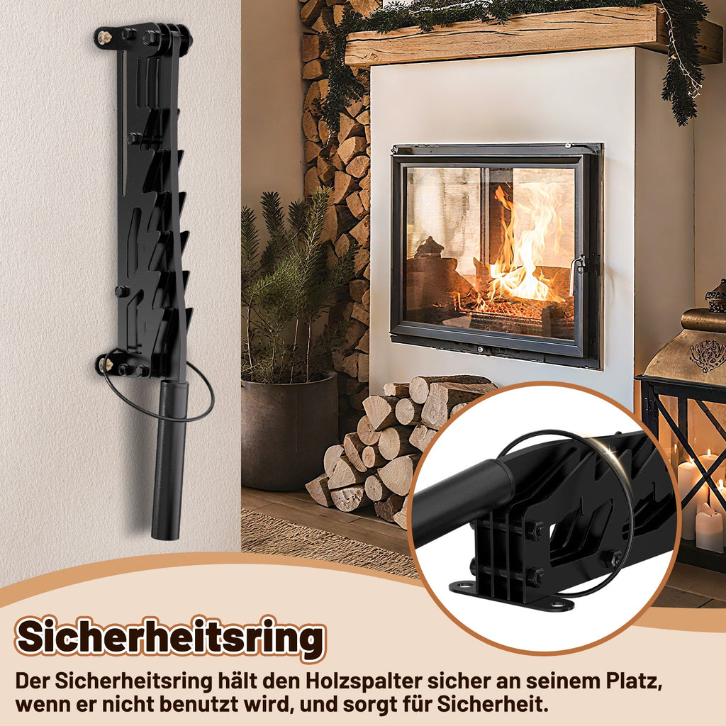 Cosmo Go Manueller Holzspalter Wandhalterung mit Abziehbar Griff