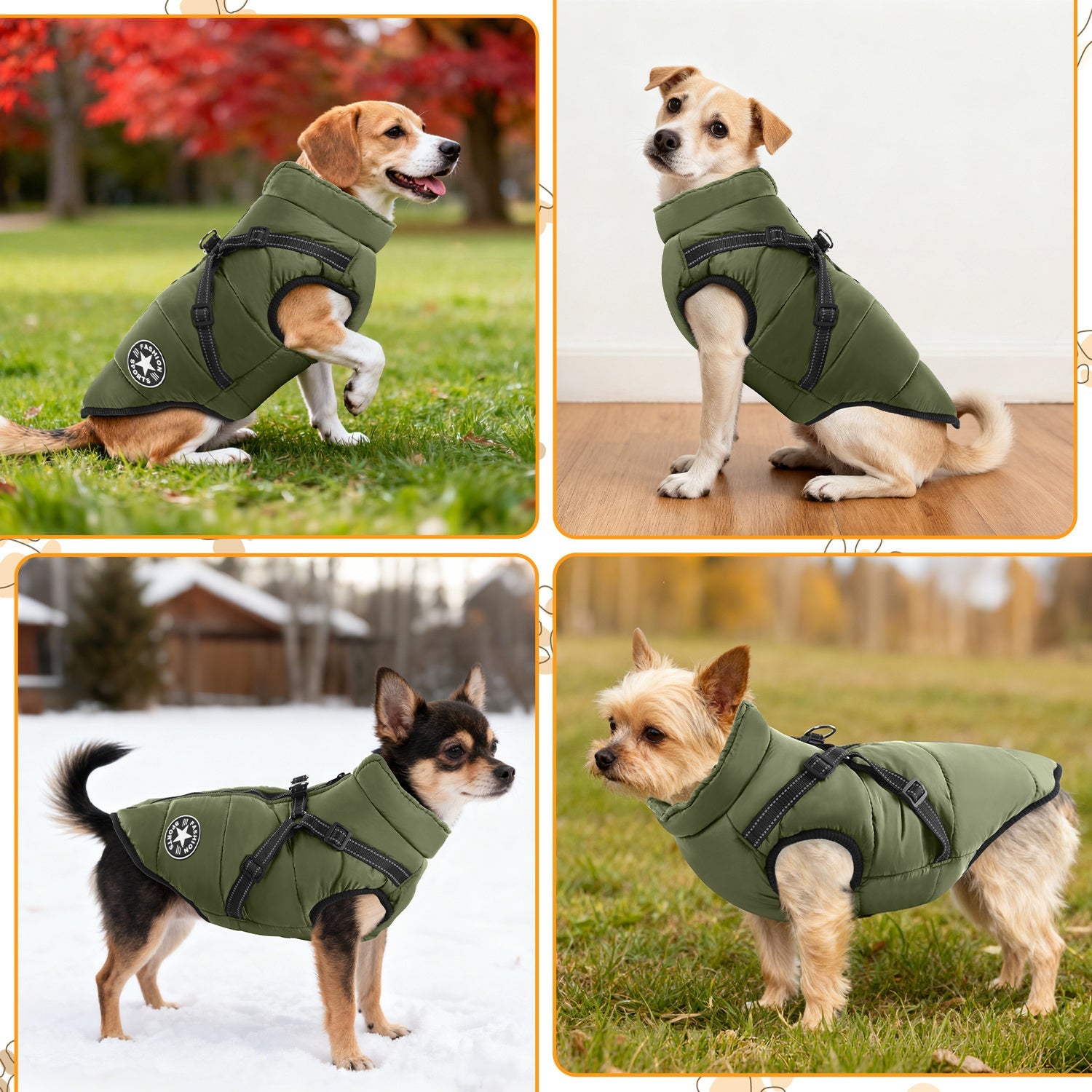 Cosmo Go Hundemantel Hundeweste Hundejacke Wintermantel