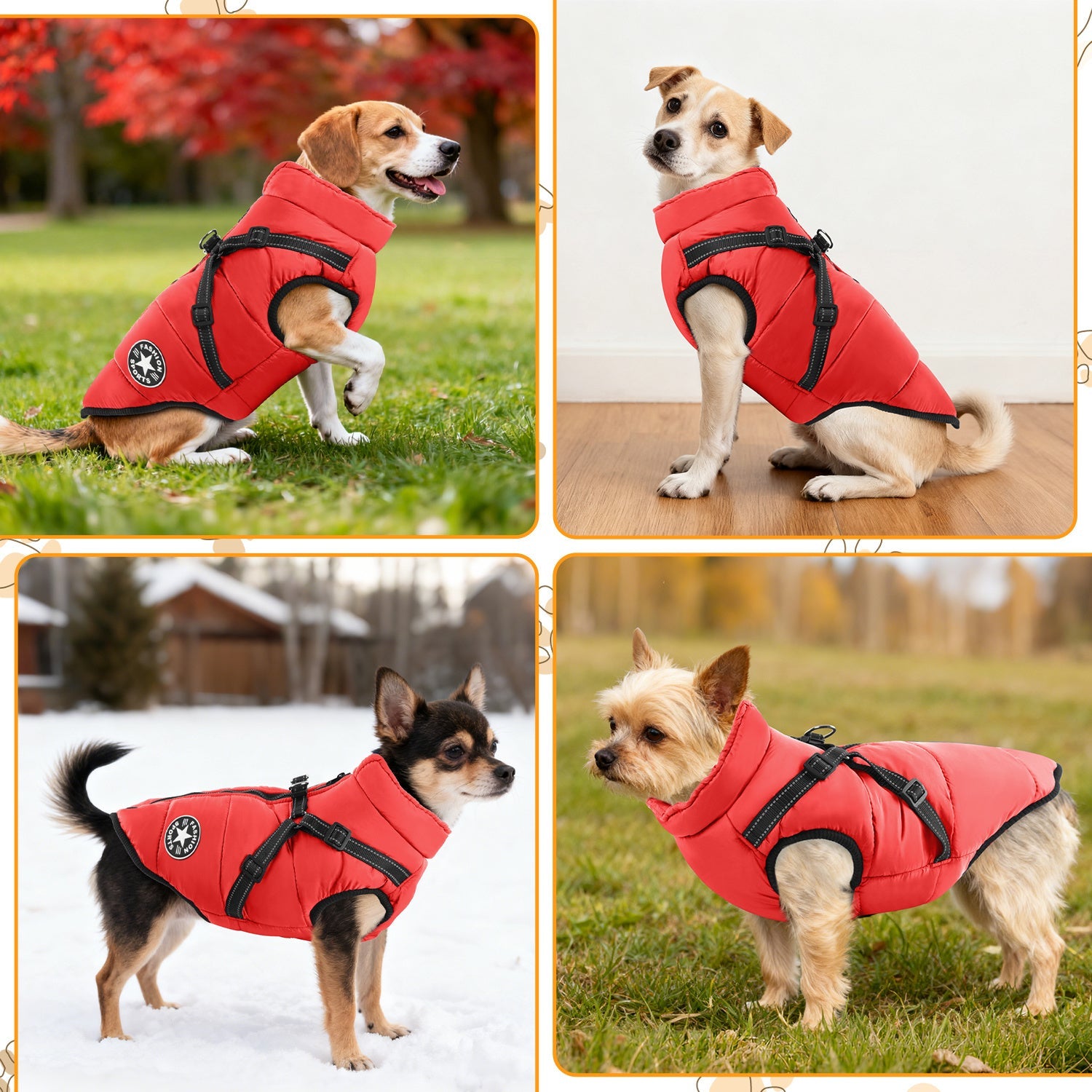 Cosmo Go Hundemantel Hundeweste Hundejacke Wintermantel