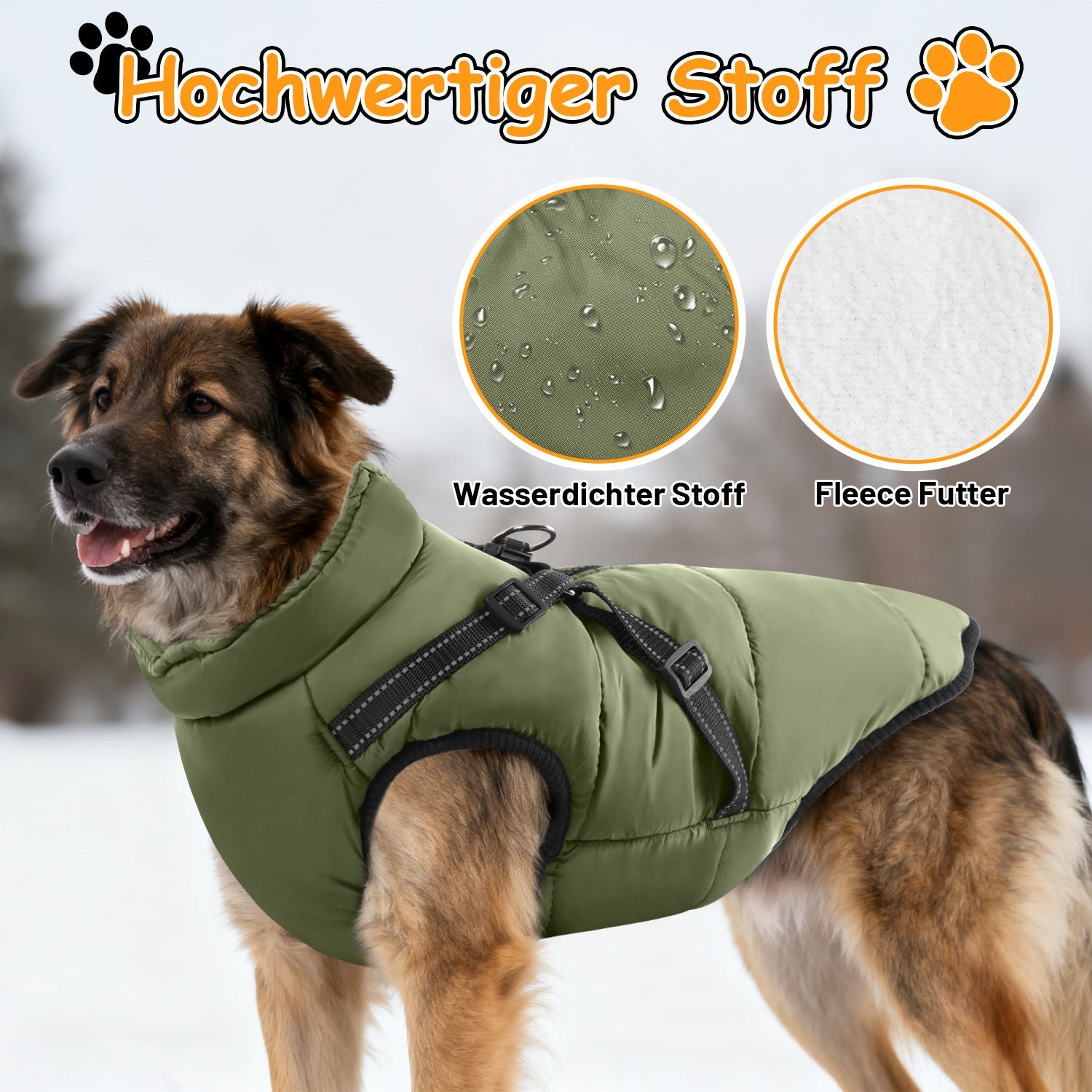 Cosmo Go Hundemantel Hundeweste Hundejacke Wintermantel