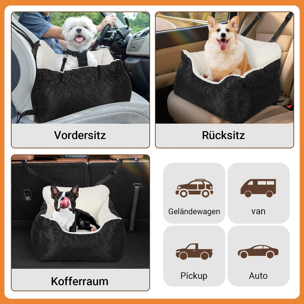 Cosmo Go Hundesitz Auto Hundeautositz bis 12kg
