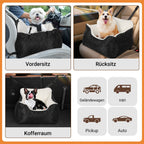 Cosmo Go Hundesitz Auto Hundeautositz bis 12kg