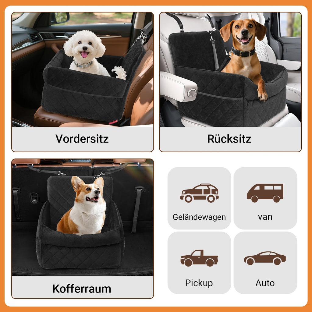 Cosmo Go Hundesitz Auto Hundeautositz bis 50kg
