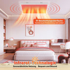 Cosmo Go Infrarotheizung Deckenheizung mit Licht 360/770W