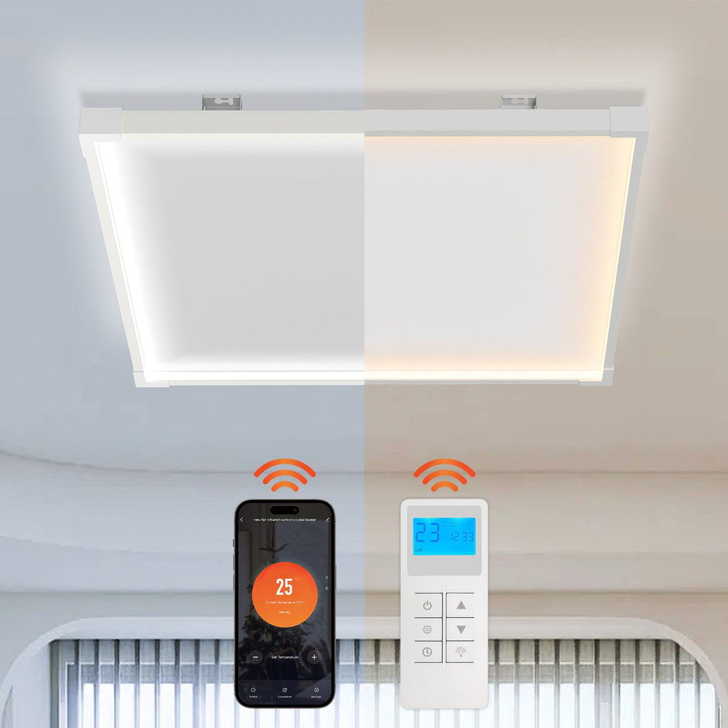 Cosmo Go Infrarotheizung Deckenheizung mit Licht 360/770W