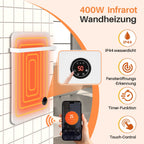 Cosmo Go Infrarotheizung Handtuchhalter Thermostat 400W/600W