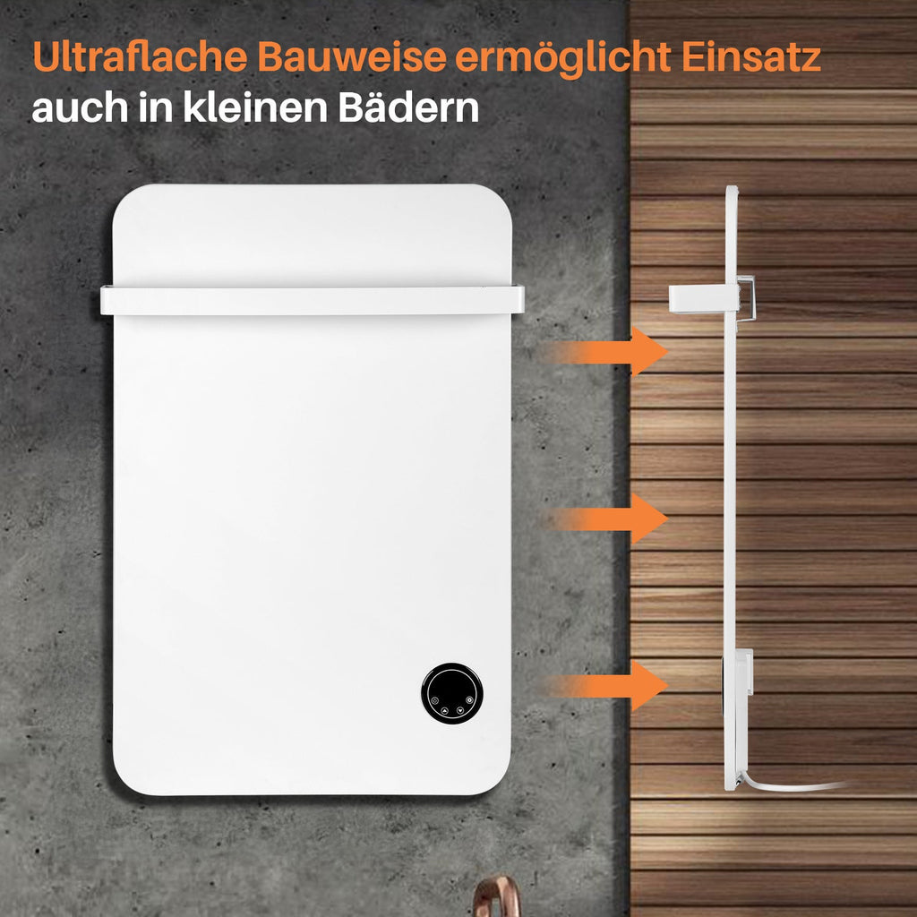 Cosmo Go Infrarotheizung Handtuchhalter Thermostat 400W/600W