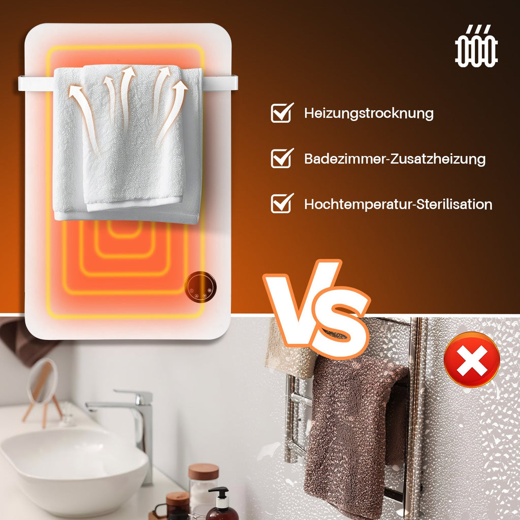 Cosmo Go Infrarotheizung Handtuchhalter Thermostat 400W/600W