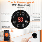 Cosmo Go Infrarotheizung Handtuchhalter Thermostat 400W/600W