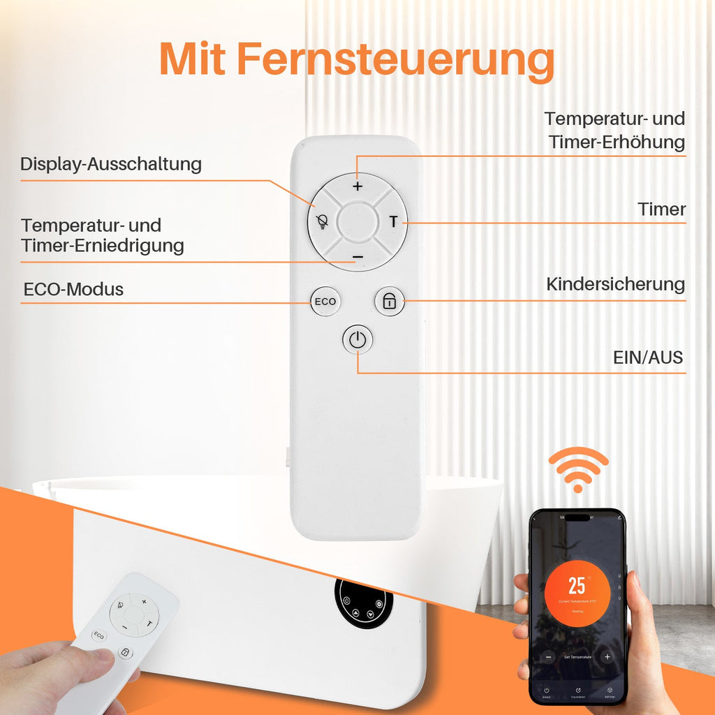 Cosmo Go Infrarotheizung Handtuchhalter Thermostat 400W/600W