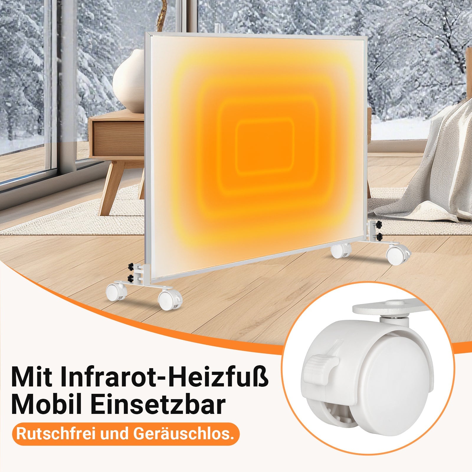 Cosmo Go Standfüße für Infrarotheizung Universell 2X