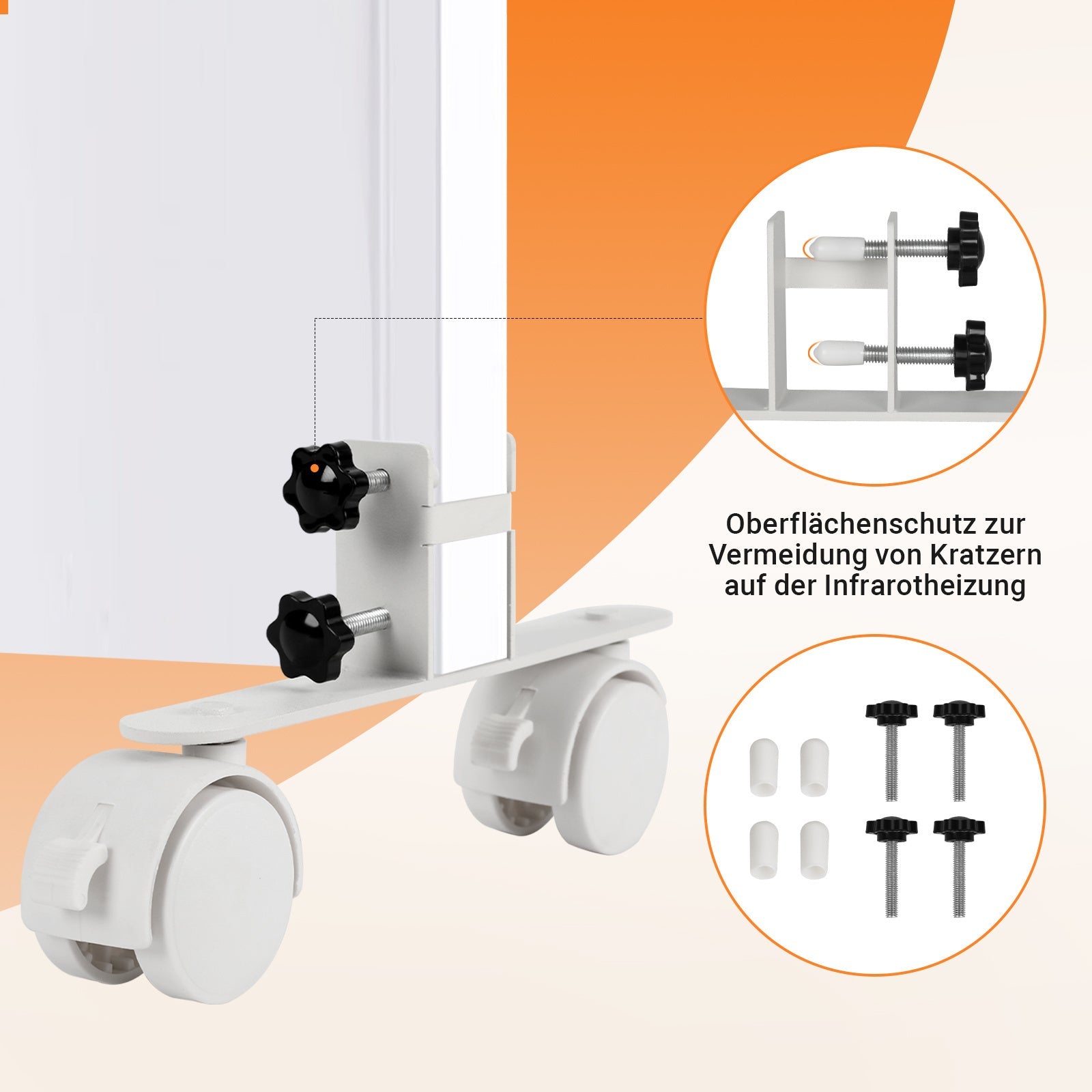 Cosmo Go Standfüße für Infrarotheizung Universell 2X