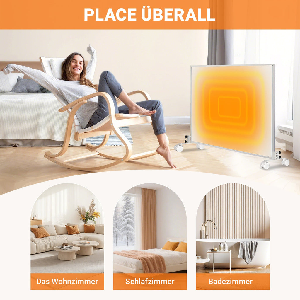 Cosmo Go Standfüße für Infrarotheizung Universell 2X