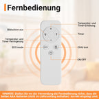 Cosmo Go Infrarotheizung Elektroheizung 450W mit App Fernbedienung