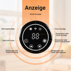 Cosmo Go Infrarotheizung Elektroheizung 450W mit App Fernbedienung