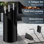 Cosmo Go Kaminbesteck 4 teilig Edelstahl Kaminzubehör