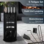 Cosmo Go Kaminbesteck 5 teilige Edelstahl Kaminzubehör