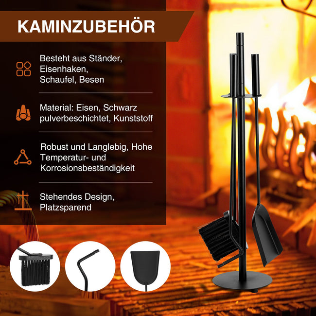 Cosmo Go Kaminbesteck Kamingarnitur 3-teiliges Main Image