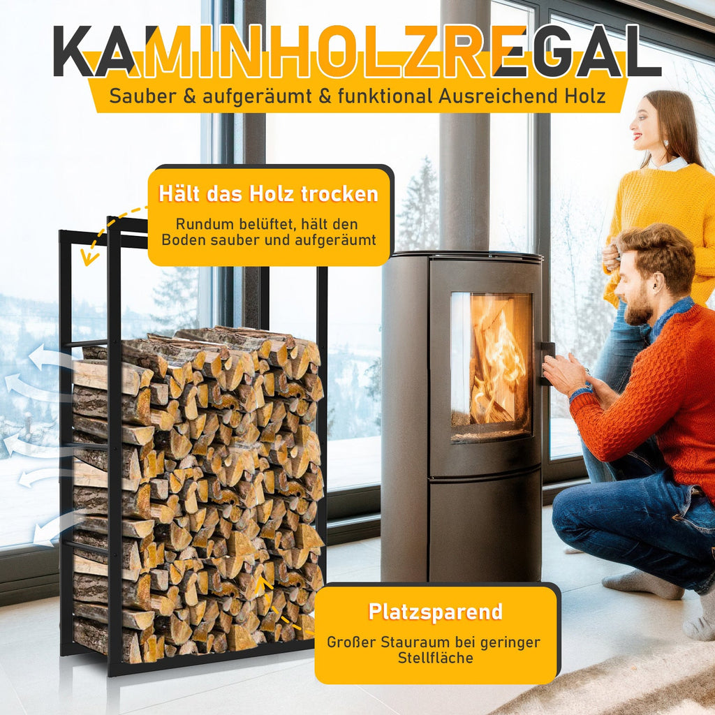 Cosmo Go Kaminholzregal Brennholzregal 8 Größen