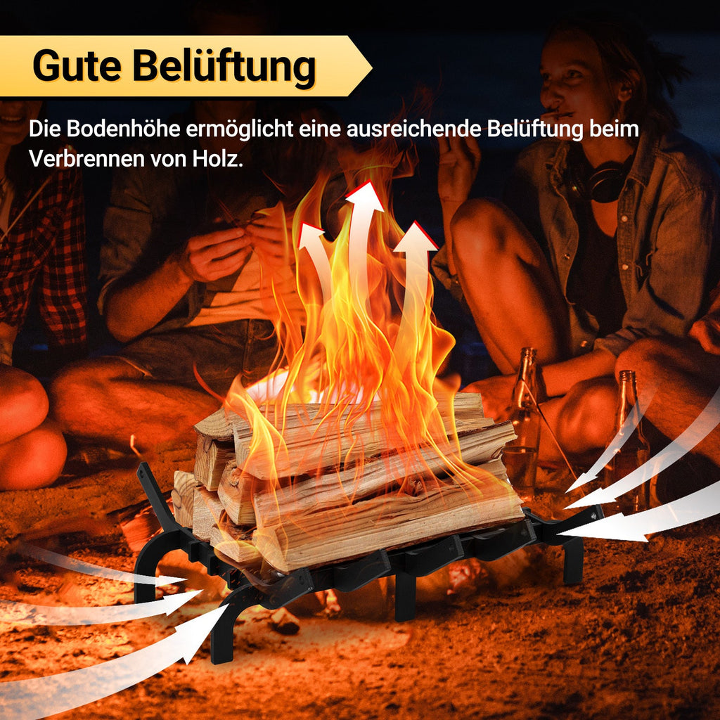 Cosmo Go Kaminrost Ofenrost für Kamineinsatz V-förmig