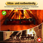 Cosmo Go Kaminrost Ofenrost für Kamineinsatz V-förmig