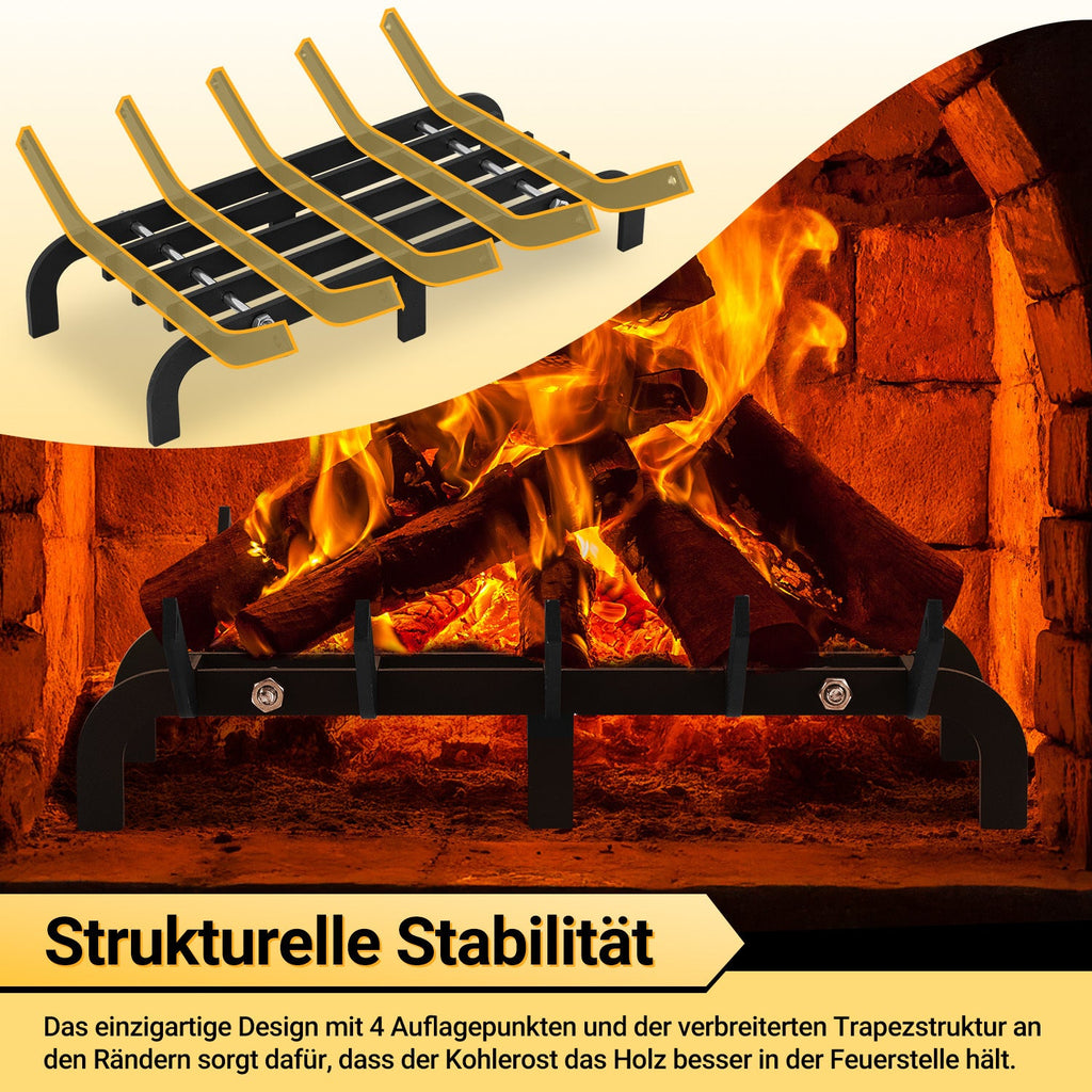 Cosmo Go Kaminrost Ofenrost für Kamineinsatz V-förmig