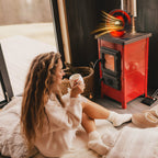 Cosmo Go Kaminventilator Ofenventilator 6-Blättern mit Schutzhülle