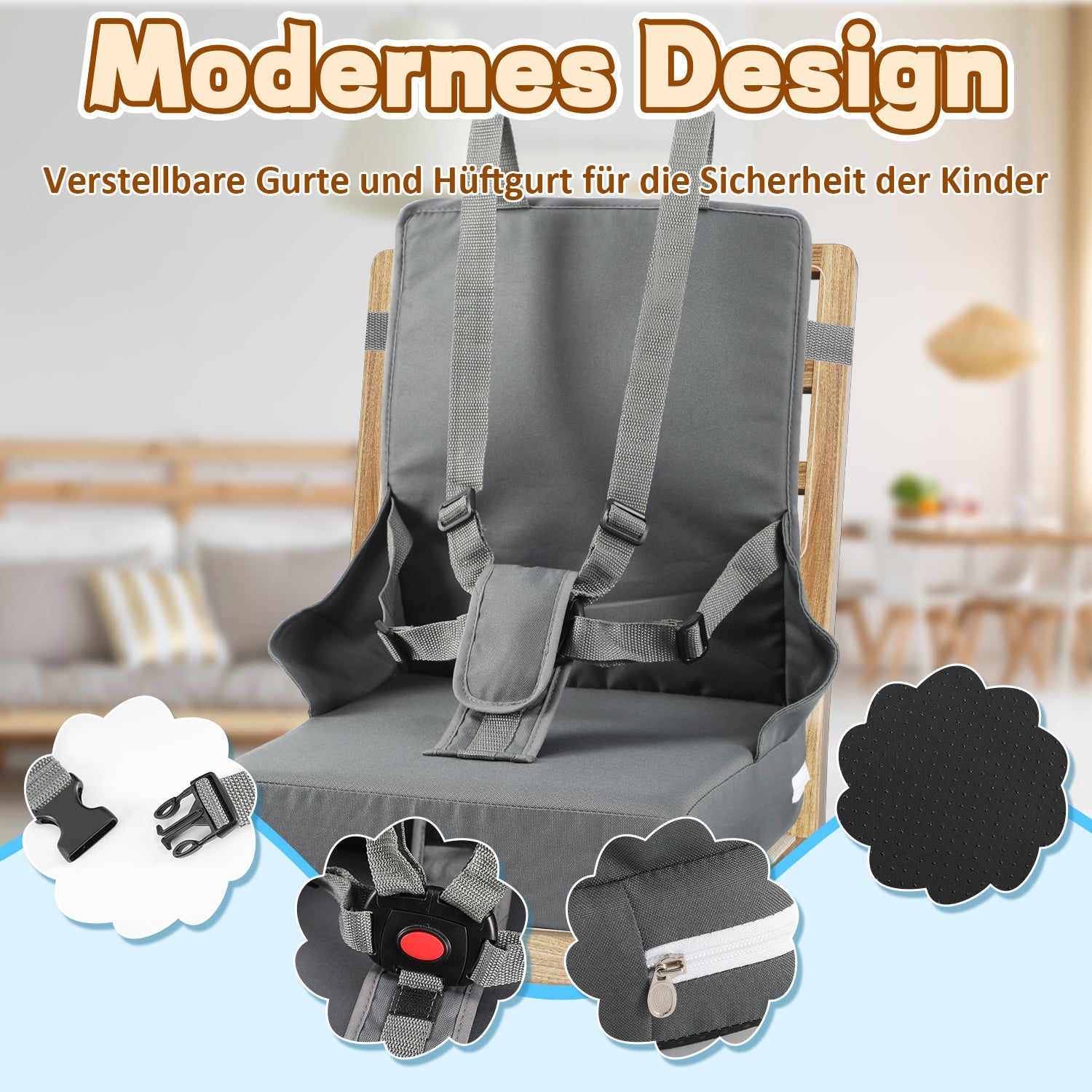 Cosmo Go Sitzerhöhung Stuhl Sitzkissen Kinder