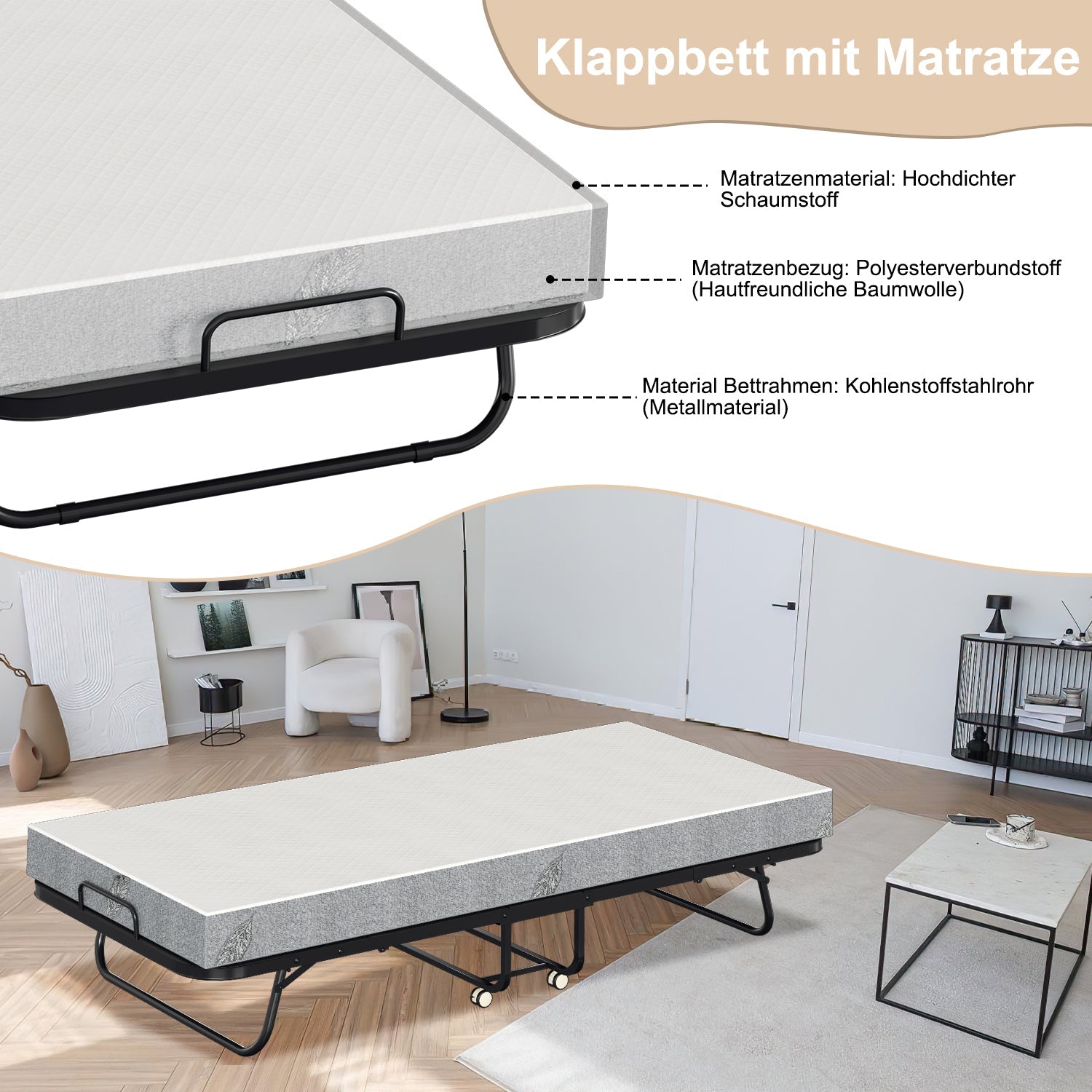 Klappbett