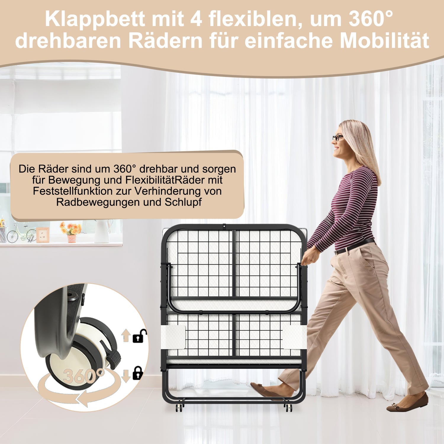 Klappbett