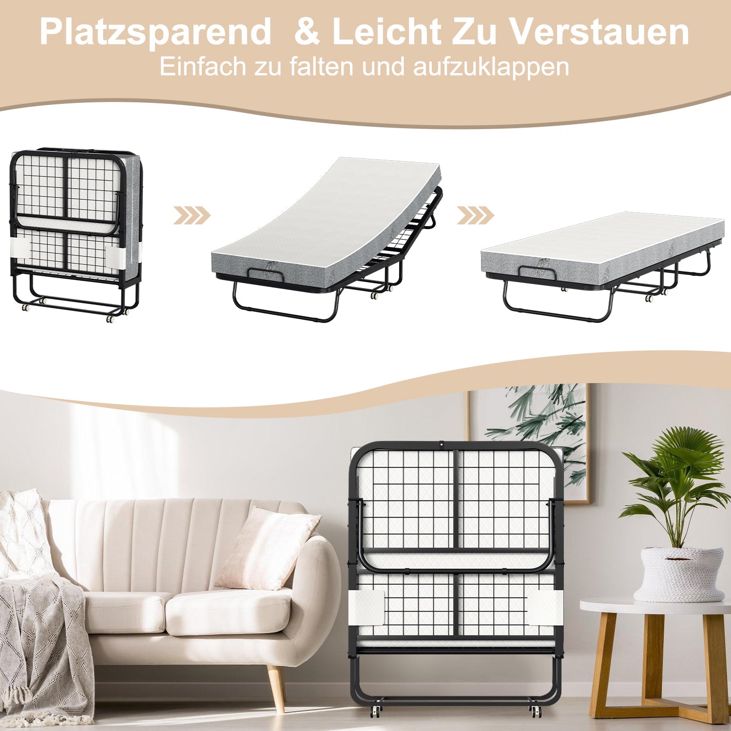 Klappbett