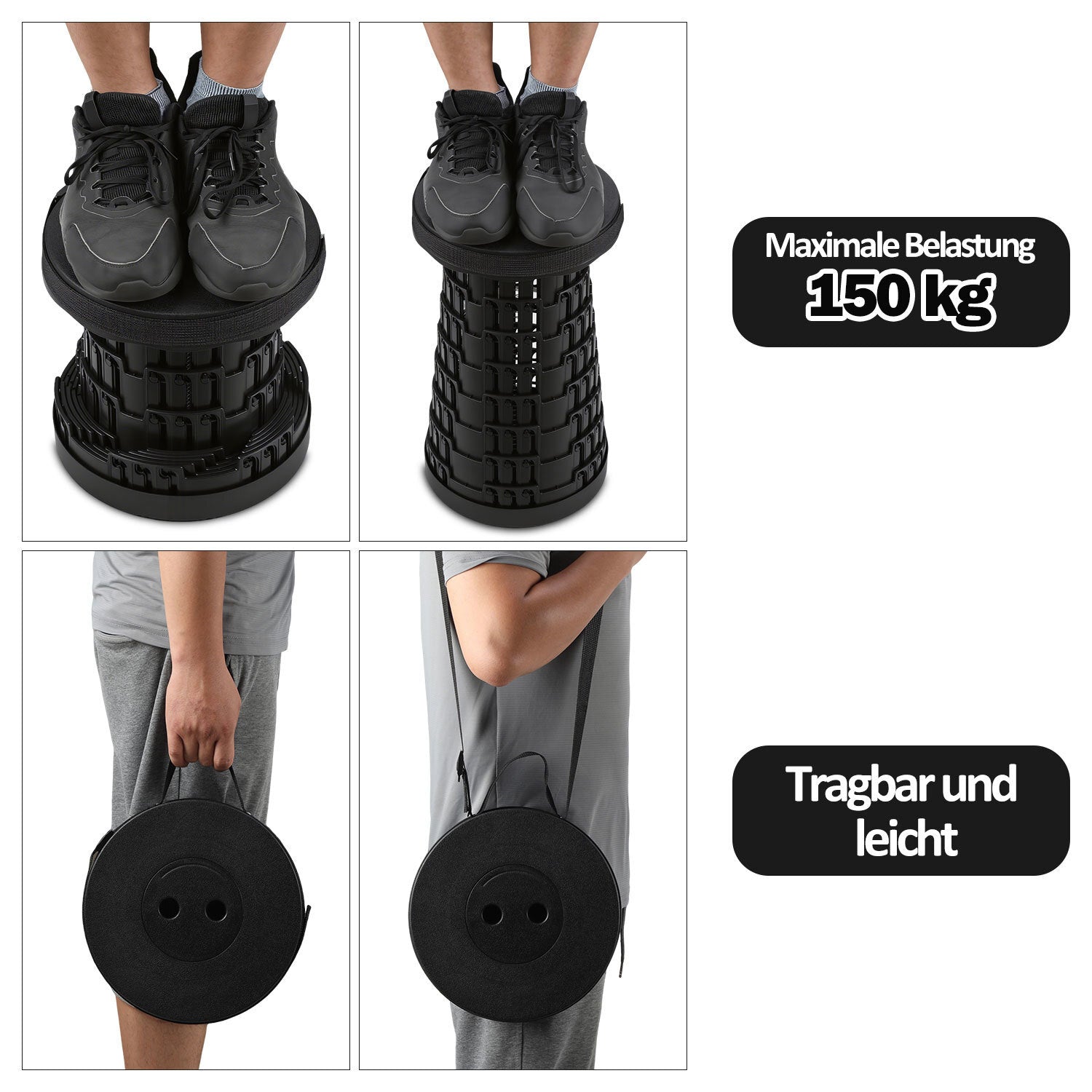 Cosmo Go Tragbarer Klappstuhl Klapphocker