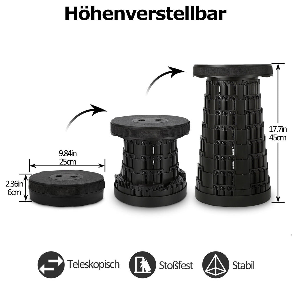 Cosmo Go Tragbarer Klappstuhl Klapphocker