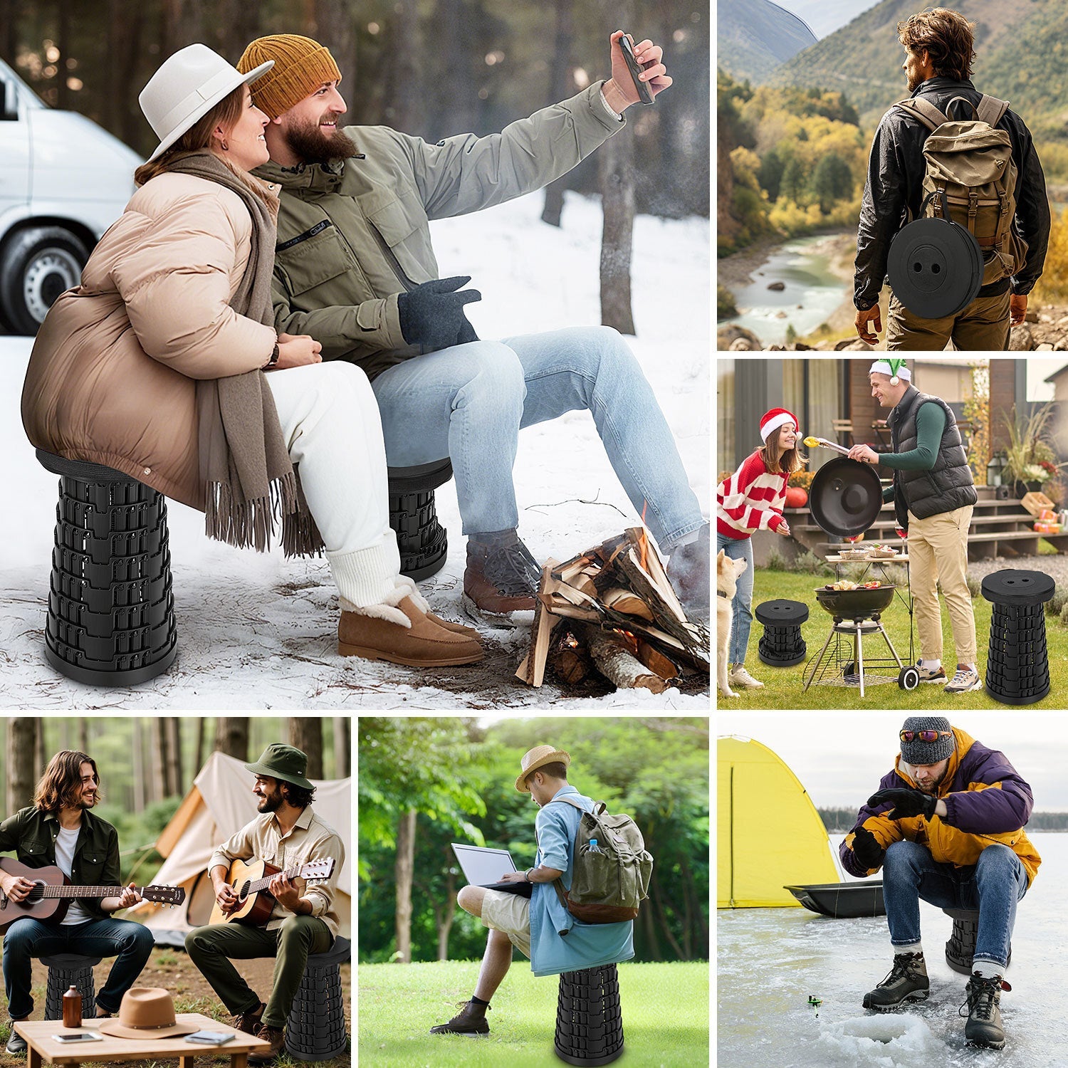 Cosmo Go Tragbarer Klappstuhl Klapphocker