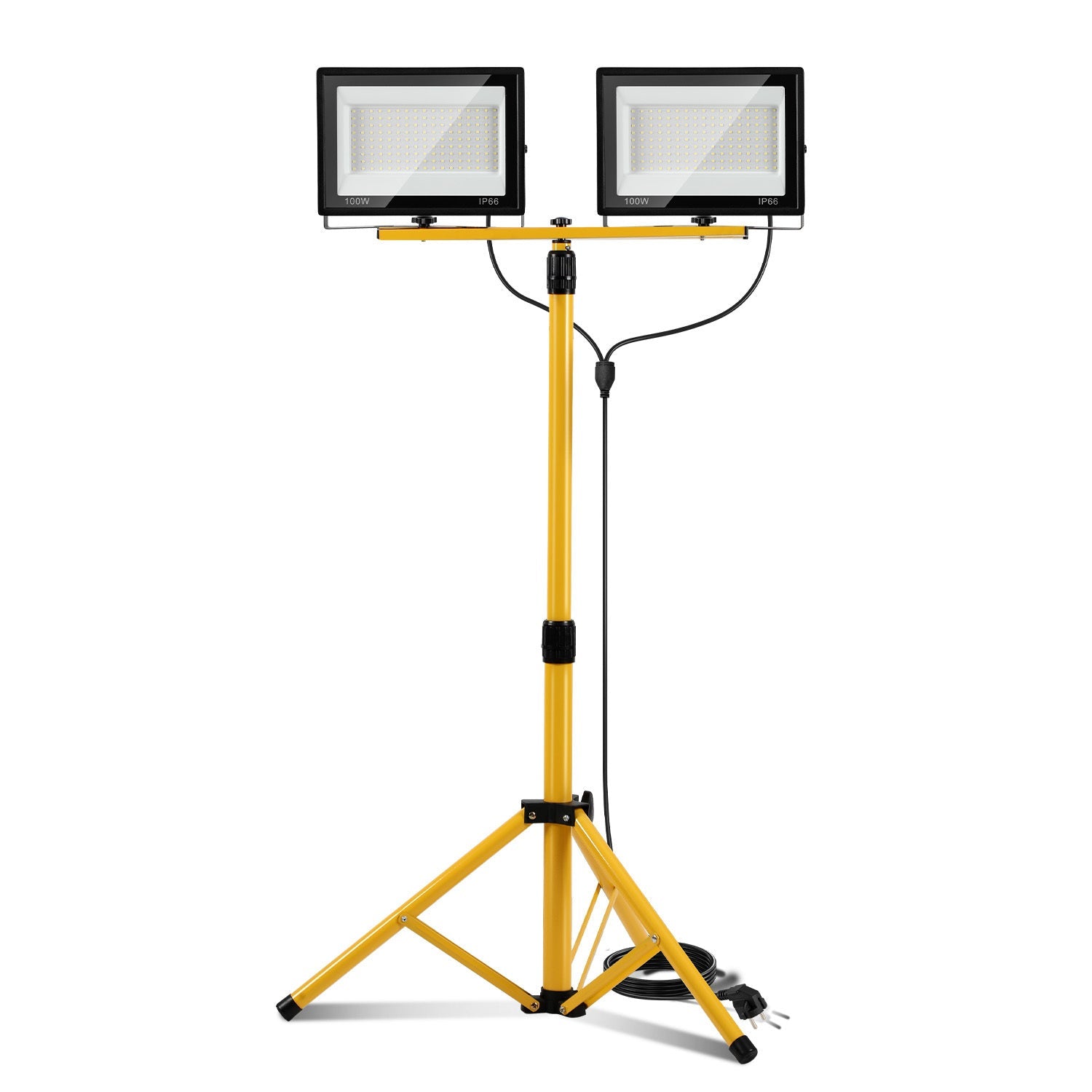 Cosmo Go LED Baustrahler 2 x 50W/100W/200W mit Stativ Einstellbar